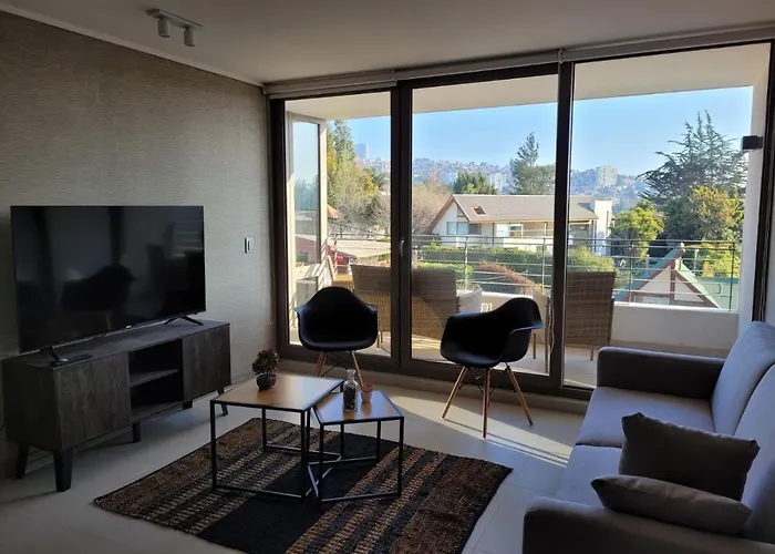 Hermoso Departamento Renaca Con Piscina